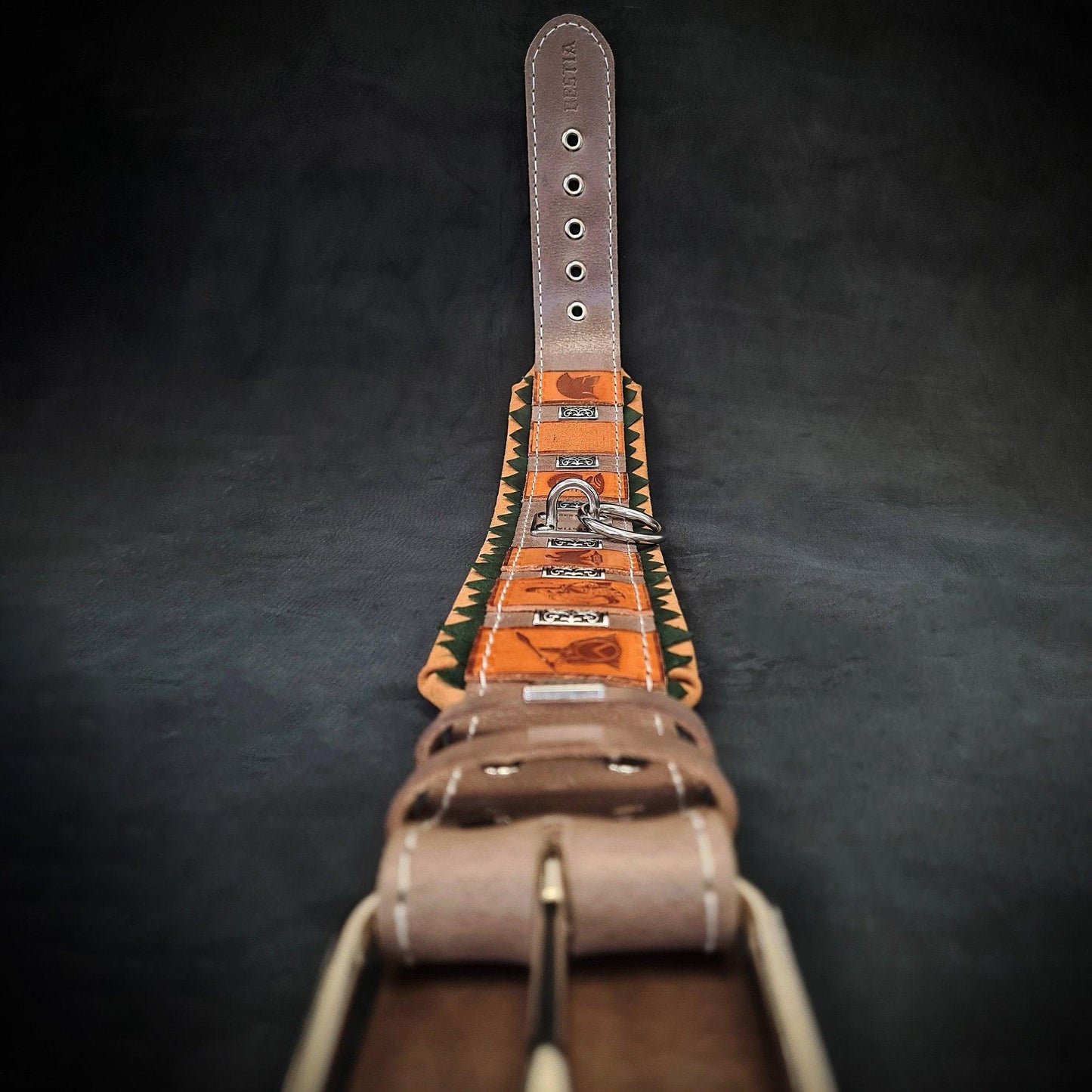SPQR Leather Collar – Ancient Rome Edition