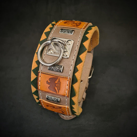 SPQR Leather Collar – Ancient Rome Edition